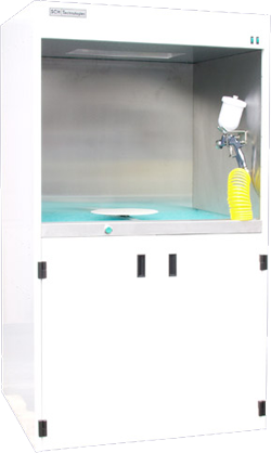 CB100 Spray Booth conformal coating equipment